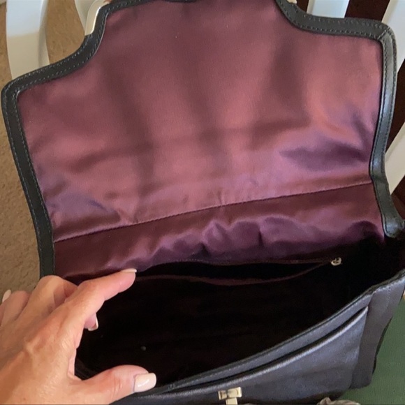 Coach Madison Saffiano Leather Flap Satchel - Picture 5 of 5